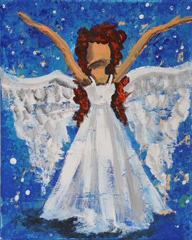 the angel mixed media kit & video lesson