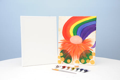 lucky gnome acrylic painting kit & video lesson