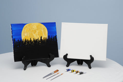 midnight on the pines acrylic painting kit & video lesson