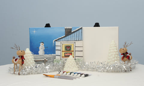 wanna play snowball acrylic painting kit & video lesson